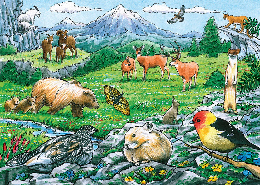 Rocky Mountain Wildlife (tray) | 35 Piece Tray - Image 4